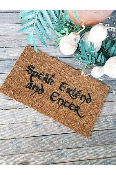 LAMONETA Speak Friend And Enter Koko Bristle Door Mat