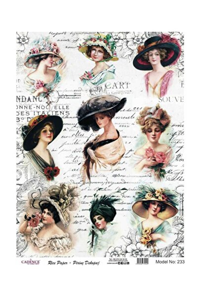 Cadence Pirinç Dekopaj Kağıdı Model 233