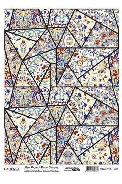 Cadence Pirinç Dekopaj Kağıdı Model 709
