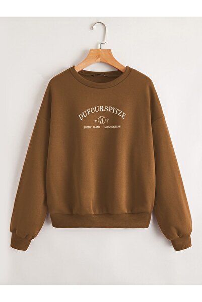 Adrift Hanorac termic KOD ADR-SHEN EZwear Drop Shoulder Letter Graphic