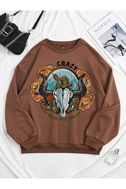 Adrift КОД ADR-SHEN - Класична толстовка з графічним слоганом