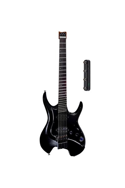 GTRS W800PBK Headless Multiscale Smart Gitar
