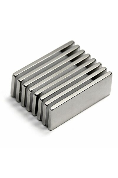 Hdg 5 adet Köşeli Neodyum Mıknatıs Magnet 30x10x2 mm - Kalınlık 2mm