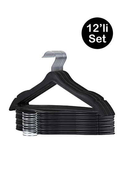 TABA HOUSEWARE 12 komada luksuznog crnog drvenog kompleta za haljinu, pantalo...