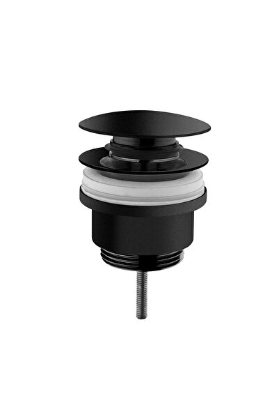 VitrA Lavabo Yuvarlak Süzgeci - Üniversal Basmalı - Mat Siyah