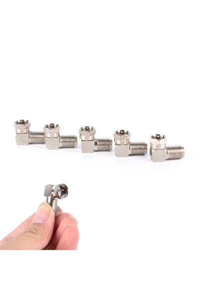 Vwin Konnektör L Fiş 90 Derece 5 Adet