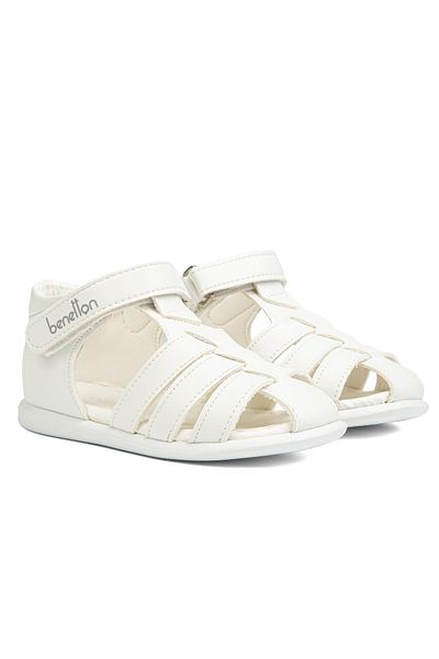 Benetton ®|BN-1251- White - Children's Sandals