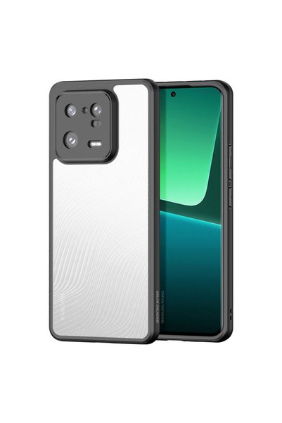 Dux Ducis Xiaomi 13 Pro Aimo Series Premium Buzlu Sert PC-TPU Kılıf SİYAH