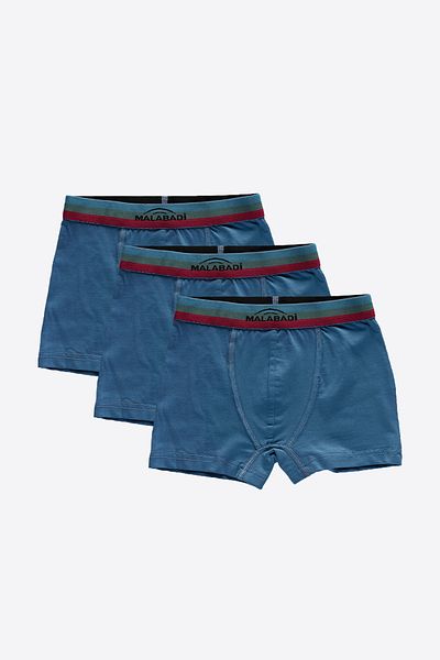 Malabadi Băiat - Set boxer albastru din bumbac elastan 3 208