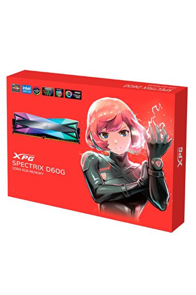 XPG Spectrix D60 16GB (8X2) RGB DDR4 4133Mhz CL19 1.4V AX4U41338G19J-DT60 Dual Kit Ram