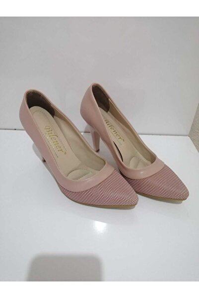 BİLENER AYAKKABI Stiletto önü fileli ayakkabı