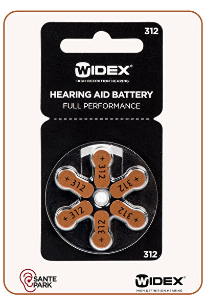 WİDEX İsitme Cihazi Pili - 1 Paket 312 Pil - Kulak Cihazi Pili - İsitme Cihaz...