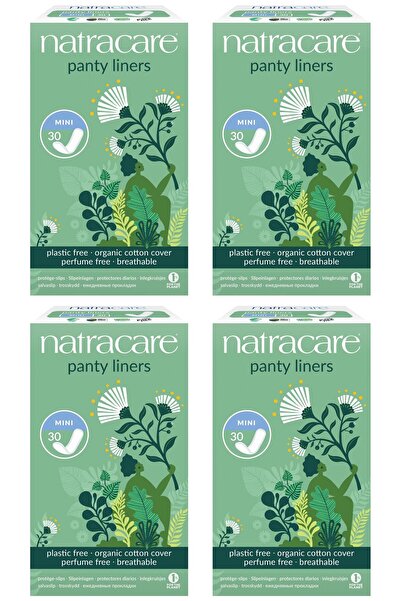 Natracare Organik Ve Doğal Günlük Ped Mini 30'lu 4'lü Set - 120 Adet Ped