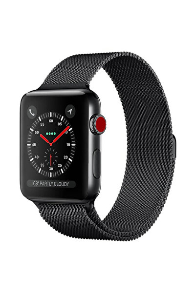 Ally Apple Watch 7-8 45mm 6-5-4 44mm Kayış Kordon Metal Milano Loop 3-2-1 42m...