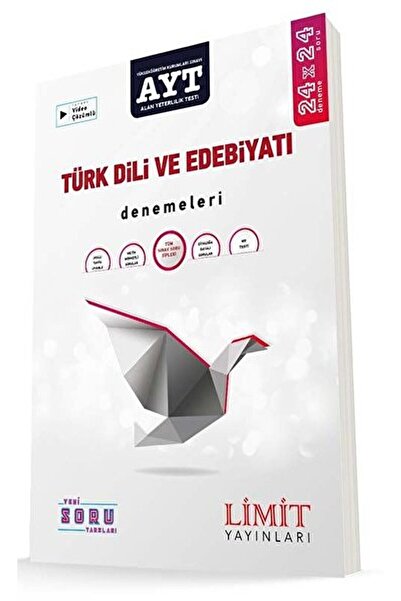 Limit Yayınları 2021 AYT Türk Dili ve Edebiyatı Denemeleri 24'lü / Mehmet Say...