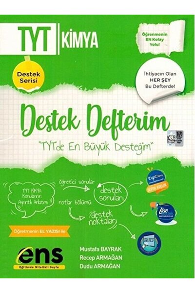 Ens Yayınları YKS TYT Kimya Destek Defterim Destek Serisi / Dudu Armağan / EN...