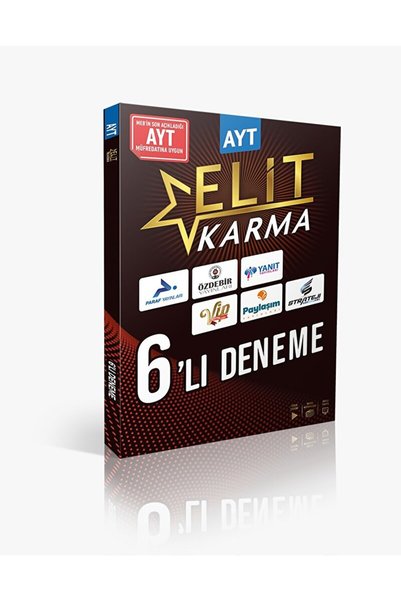 paraf yayınları Elit Karma AYT 6' lı Fasikül Deneme Meb Yeni Müfredat / Kolek...