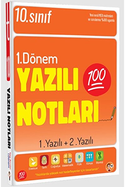 Tonguç Yayınları 10. Sınıf Yazılı Notları 1. Dönem 1 Ve 2. Yazılı / Kolektif ...