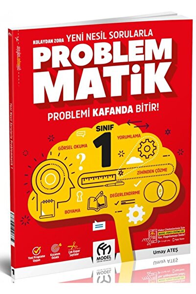 MODEL EĞİTİM YAYINCILIK 1. Sınıf Kolaydan Zora Yeni Nesil Sorularla Problemma...
