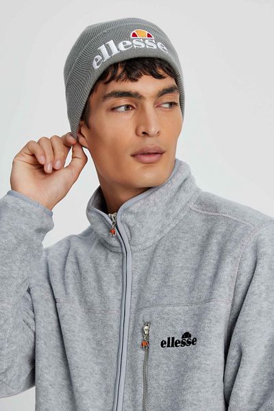 Ellesse Men's Gray Stand Collar Zip Jacket - EM079-GI