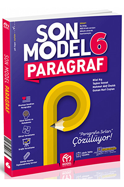 MODEL EĞİTİM YAYINCILIK 6. Sınıf Paragraf Son Model Soru Bankası / Kolektif /...
