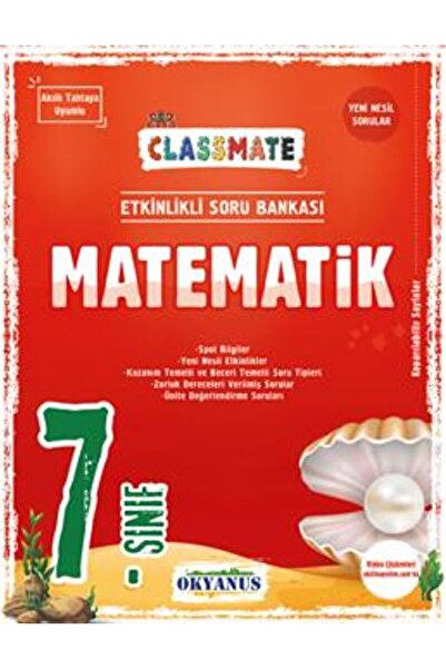 Okyanus Yayınları 7. Sınıf Classmate Matematik Soru Bankası / Kolektif / Okya...