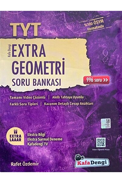 Kafa Dengi Yayınları TYT Geometri Extra Soru Bankası / Rafet Özdemir / Kafa D...
