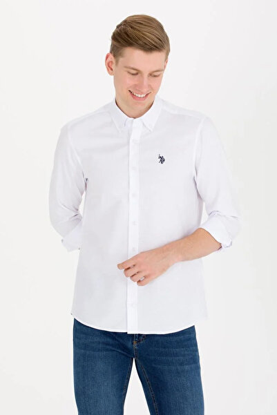 U.S. Polo Assn. Ανδρικό μακρυμάνικο πουκάμισο