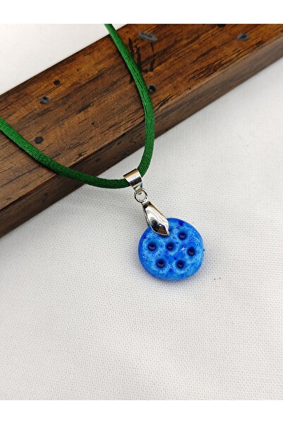 Newa Jewellry Filoş Saten 7 Gözlü Süryani Nazar Boncuklu Kolye