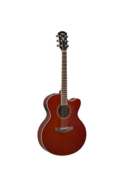 Yamaha CPX600 Medium Jumbo Elektro Akustik Gitar (Root Beer)