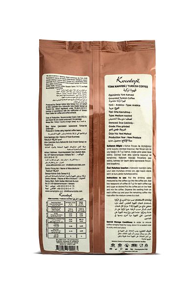 KOCATEPE KAHVE Turkish Coffee 10 X 1 Kg Foil