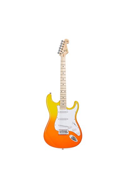 SX SEM1 Elektro Gitar (Burning Fire)