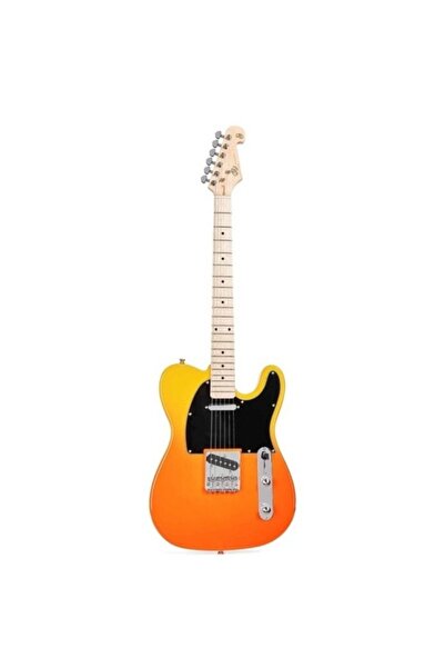 SX SEM2 Elektro Gitar (Burning Fire)