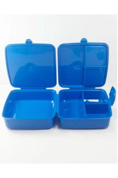 HOLLYHOME Premium Lunch Box Dark Blue 15 x 16 x 9cm