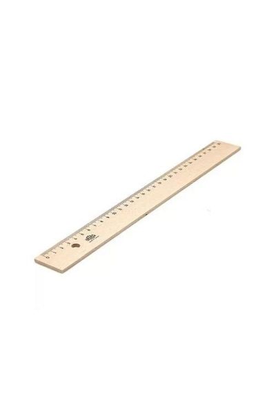 HATAS Riglă de Lemn Neîntărită 30 Cm 0035 / Hatas