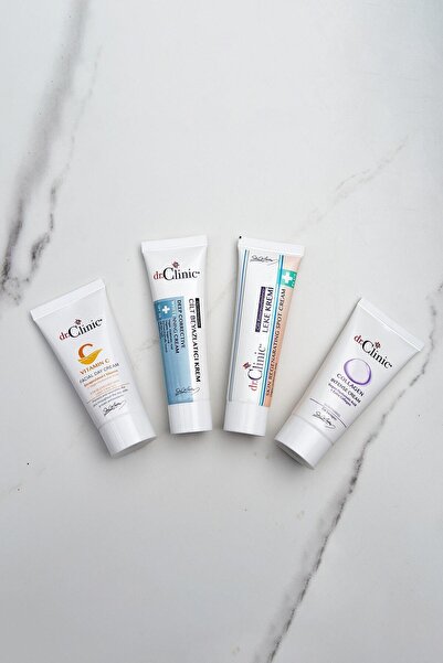 Dr. Clinic 4'lü Cilt Bakım Seti Leke Beyazlatıcı Vitamin Kolajen