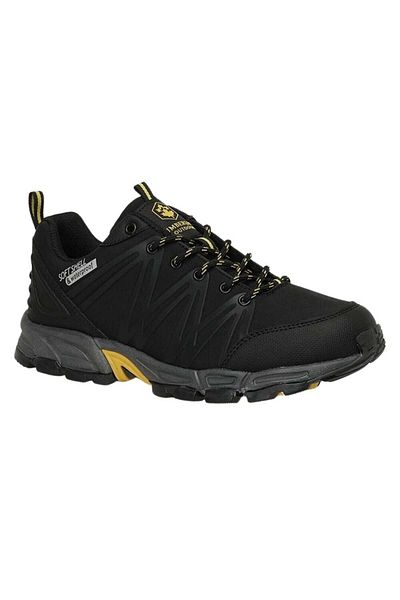 lumberjack Pantofi de exterior impermeabili pentru bărbați Shell 3PR negru-galben