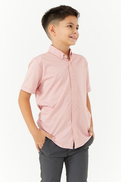 PAULMARK Boy's Short Sleeve Shirt