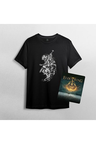 Pixxa Elden Ring 100% Cotton Crew Neck T-shirt και Mousepad Σετ