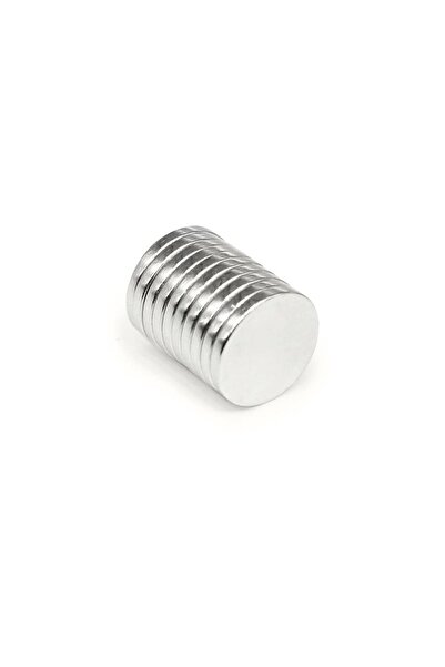 Hdg 10 adet Neodyum Mıknatıs Magnet - Çap: 8 mm Kalınlık :1 mm -