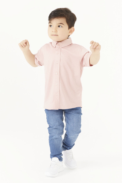 PAULMARK Boy's Short Sleeve Shirt