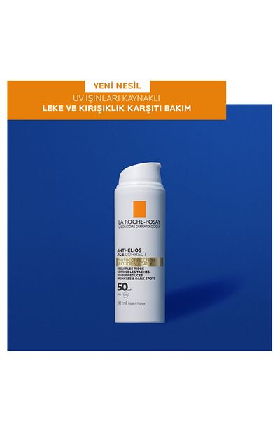 La Roche Posay SPF50 Sunscreen with Hyaluronic Acid - Wrinkle Prevention, 50ml