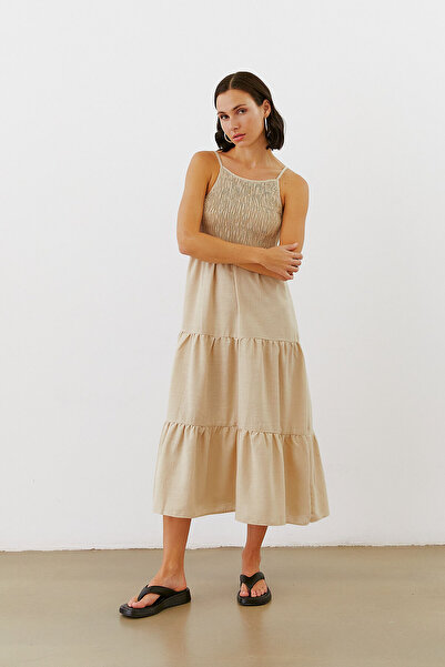 urban focus Elastic Dress with Rope Strap