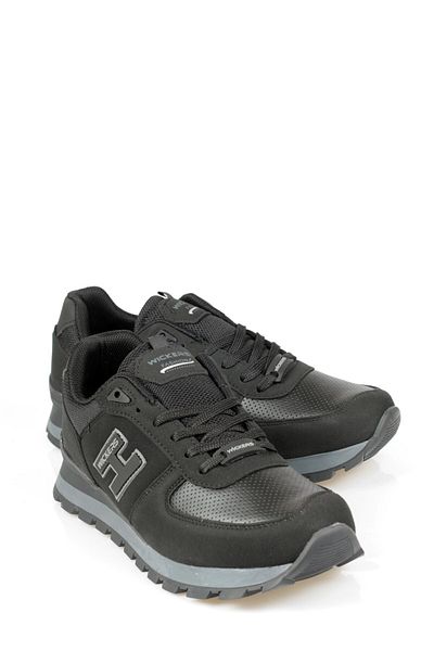 Wickers Black-Smoked Men's Sneakers