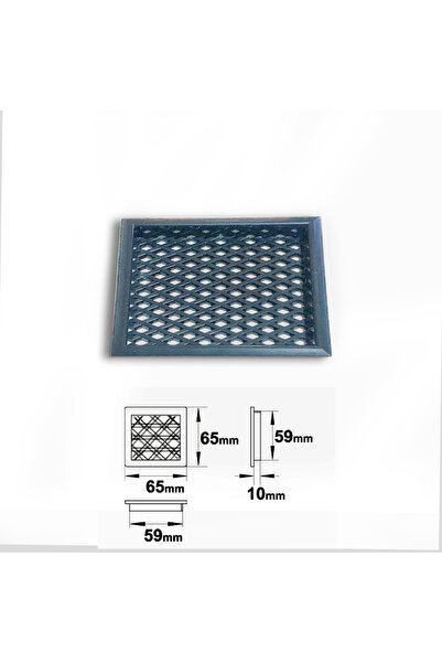 Genel Markalar PLASTİK MENFEZ KARE GRİ