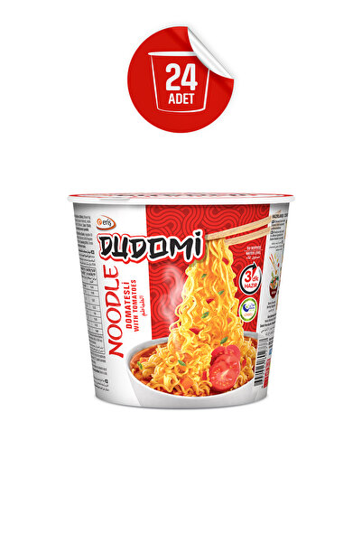 DUDOMİ 24'lü Domatesli Noodle Bardak 60 gr