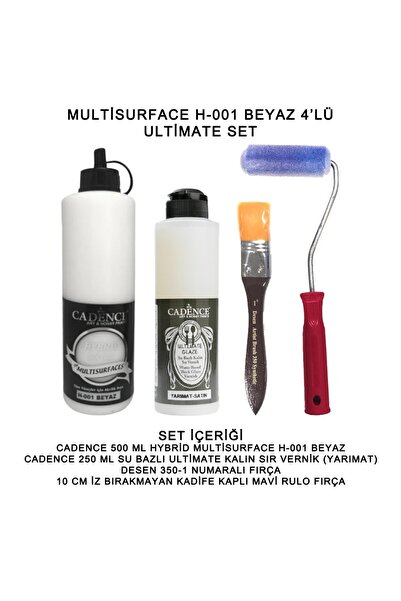 Cadence Boya Multi Surface 001-BEYAZ) Hybrid Boya Seti 4'lü ULTUMATE (Kalın s...