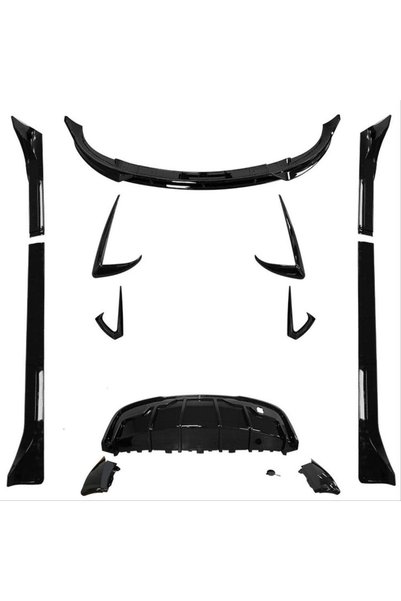 OLED GARAJ Tesla Model Y İçin Uyumlu Aero Kit (Pıano Black)