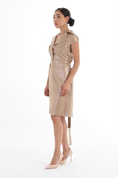 Balizza BLZ-BELI BIRDED SHORT SLEEVE DRESS