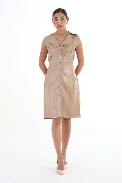 Balizza BLZ-BELI BIRDED SHORT SLEEVE DRESS